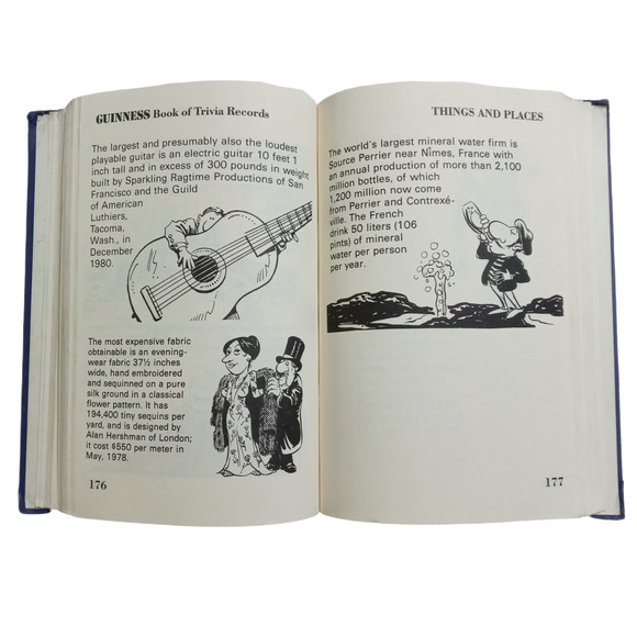 Guinness Book of Trivia 1985 Facts Feats Cartoons Animals Sports Records VTG - Picture 6 of 11